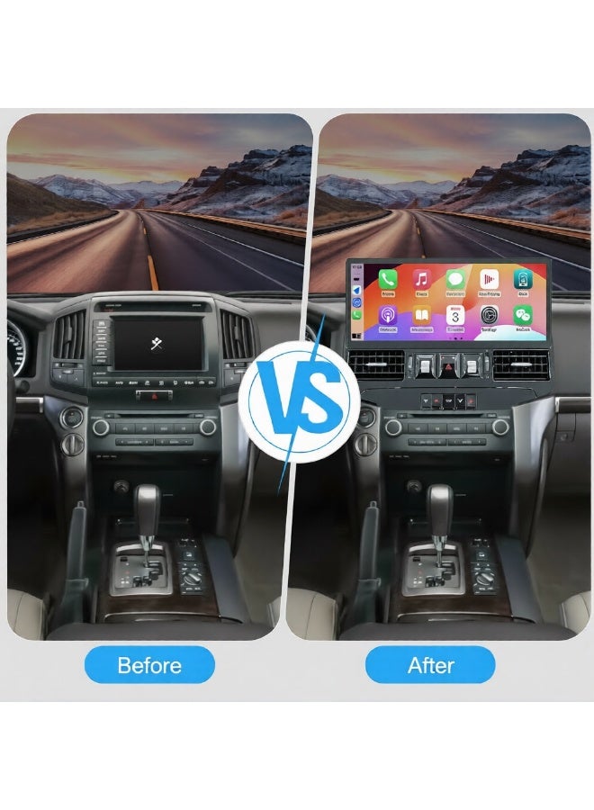 فيريكس نظام ستيريو سيارة أندرويد بشاشة 17 بوصة لسيارة تويوتا لاند كروزر LC200 موديلات 2008-2020 (GXR وVXR) | ذاكرة وصول عشوائي 6 جيجابايت، ذاكرة تخزين داخلية 128 جيجابايت | يدعم Apple CarPlay وAndroid Auto لاسلكيًا | وحدة تحكم رئيسية بشاشة لمس للملاحة مع دعم نظام التحكم بالمناخ - Image 3